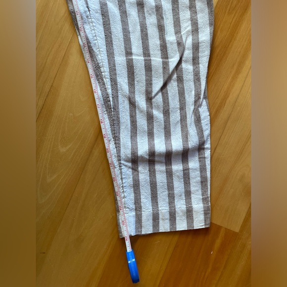 Anthropologie Linen Striped Pants - Picture 10 of 10